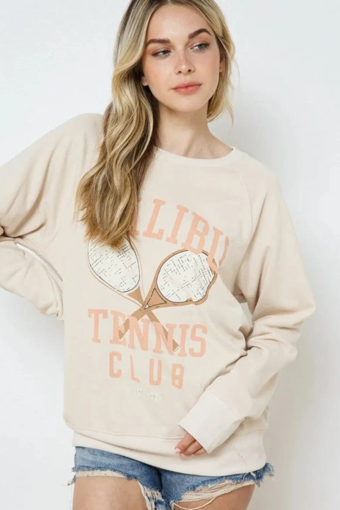French Terry Graphic Sweatshirt *Online Only*