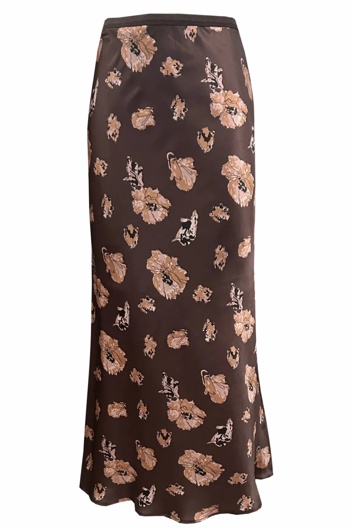 Gold Hawk Silk Skirt