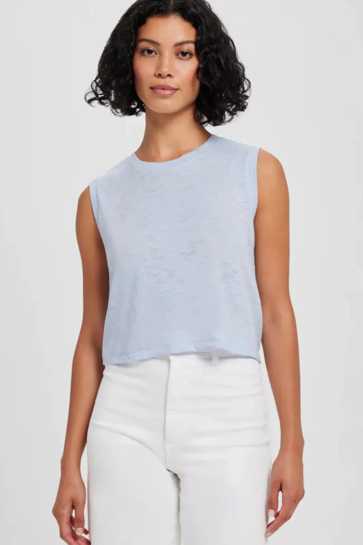 Goldie Signature Slub Crop Tank