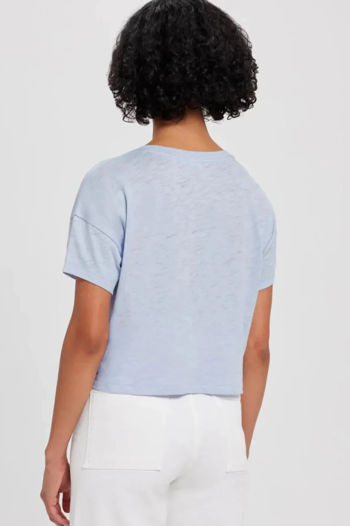 Goldie Signature Slub Crop Tee