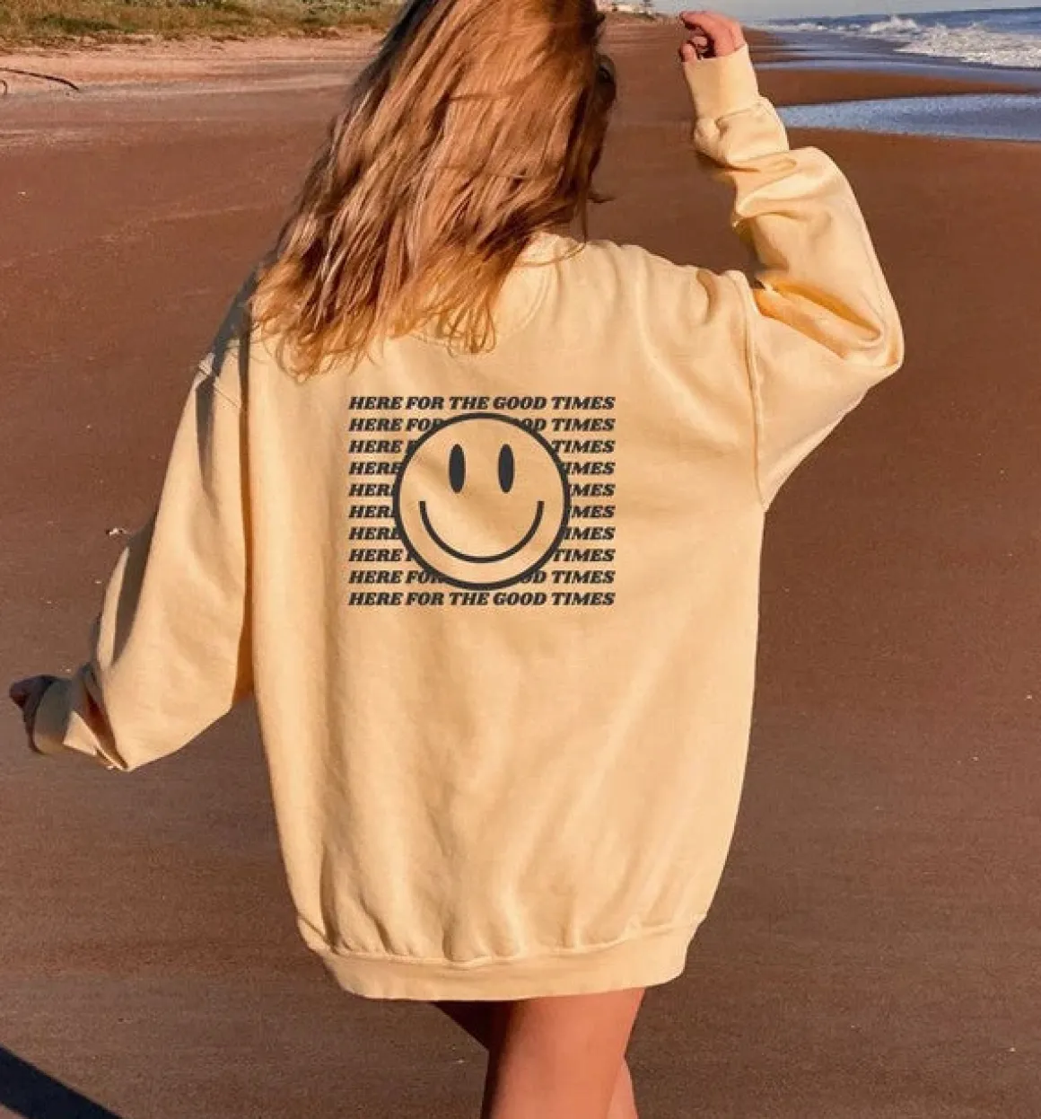 Here For the Good Times Comfort Color Sweatshirt *Online Only*