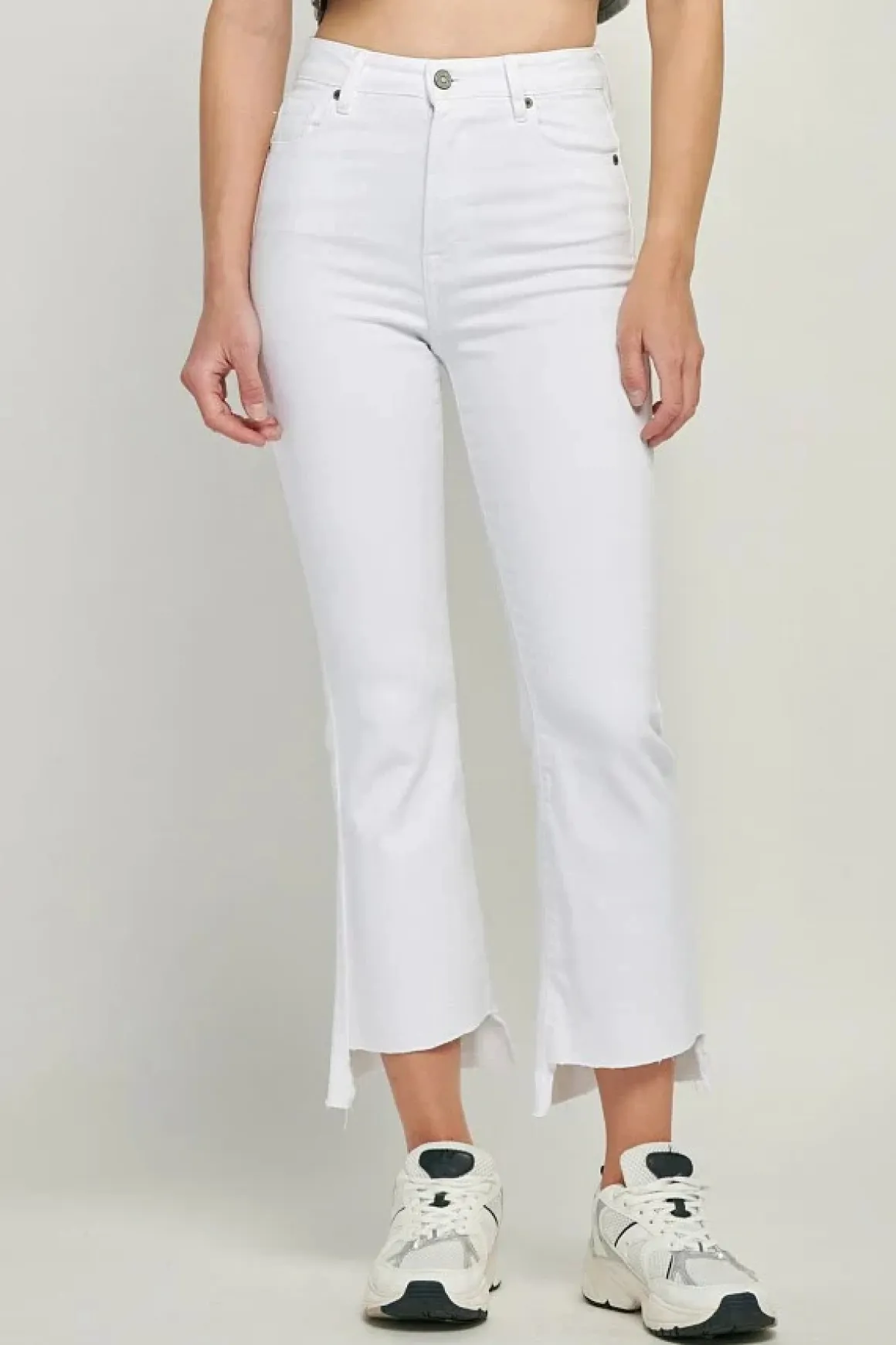 Hidden Happi Crop Flare Step Hem Jeans
