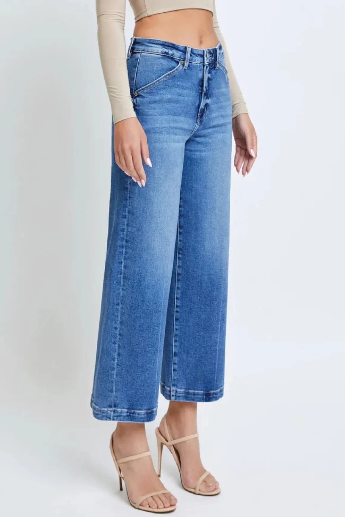 hidden_jeans_nori_cropped_2.webp Hidden Jeans Nori Cropped Wide Leg Trouser