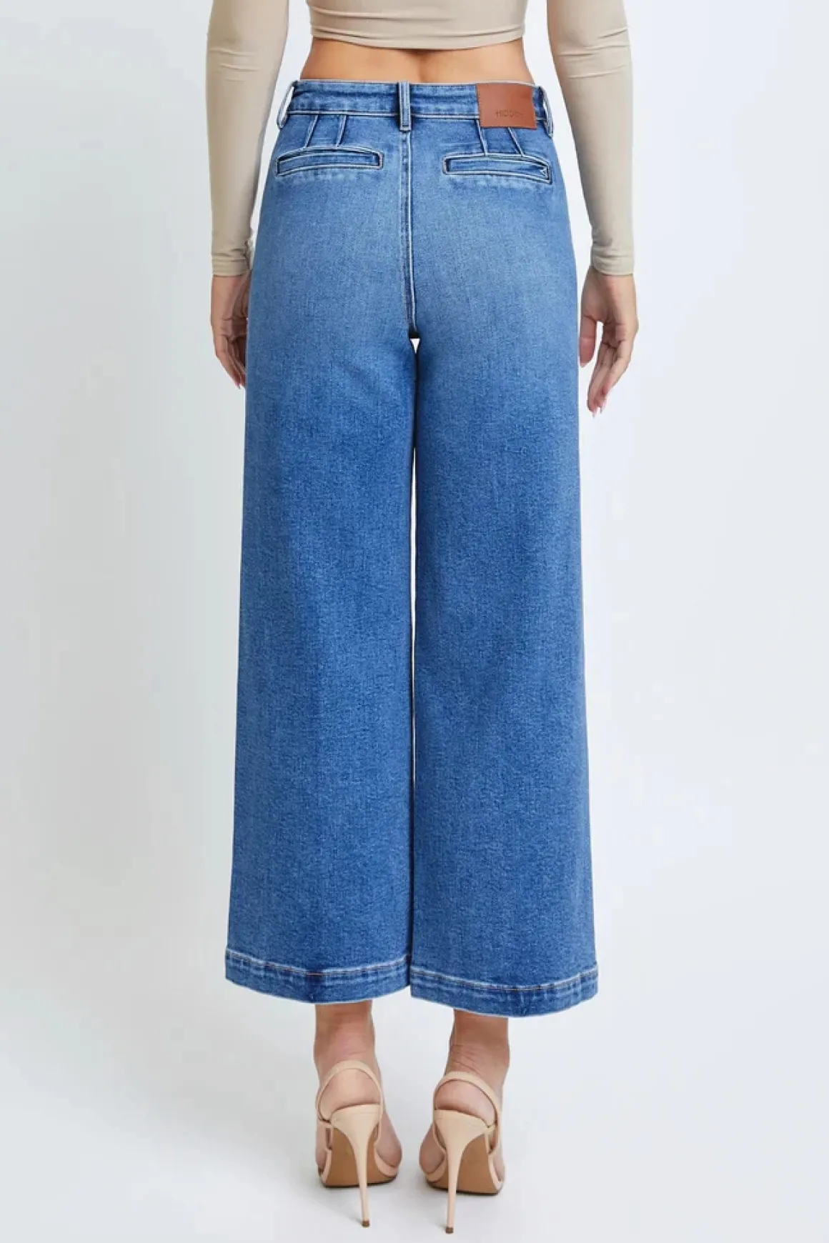 hidden_jeans_nori_cropped_3.webp Hidden Jeans Nori Cropped Wide Leg Trouser