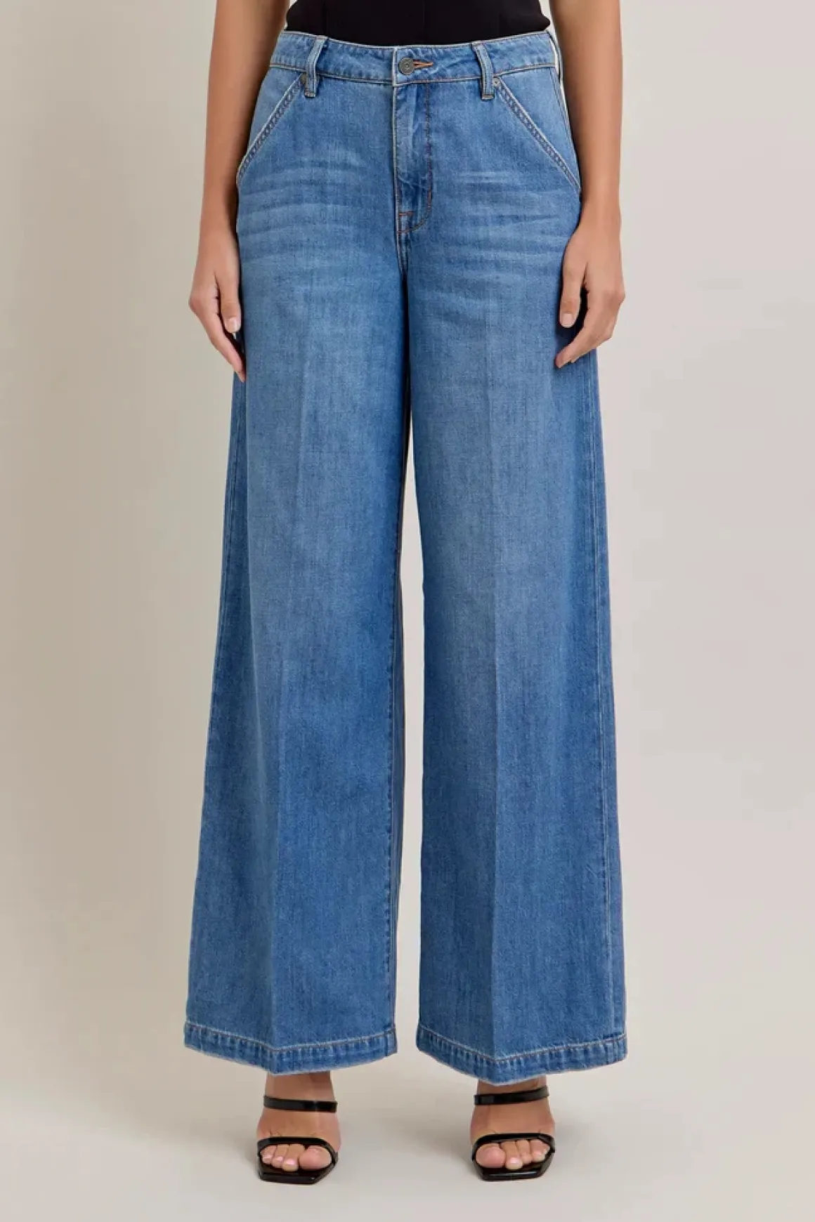 Hidden Jeans Nori Super Wide Leg Trousers