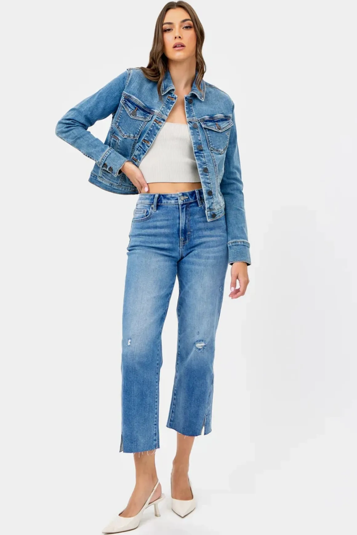 Hidden Rebel Denim Trucker Jacket