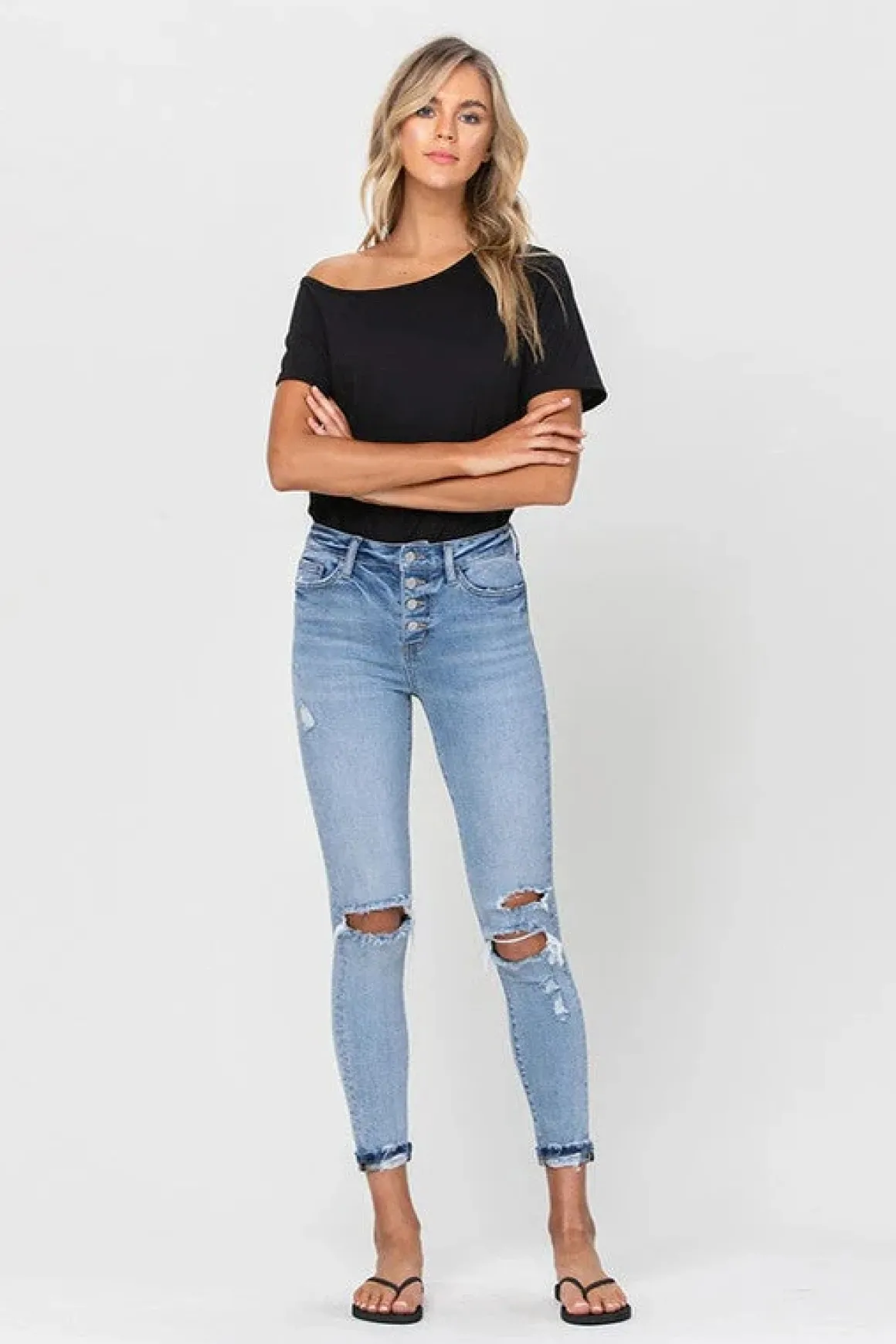 high_rise_button_up_ankle_4.webp High Rise Button Up Ankle Skinny w/ Cuff *Online Only*