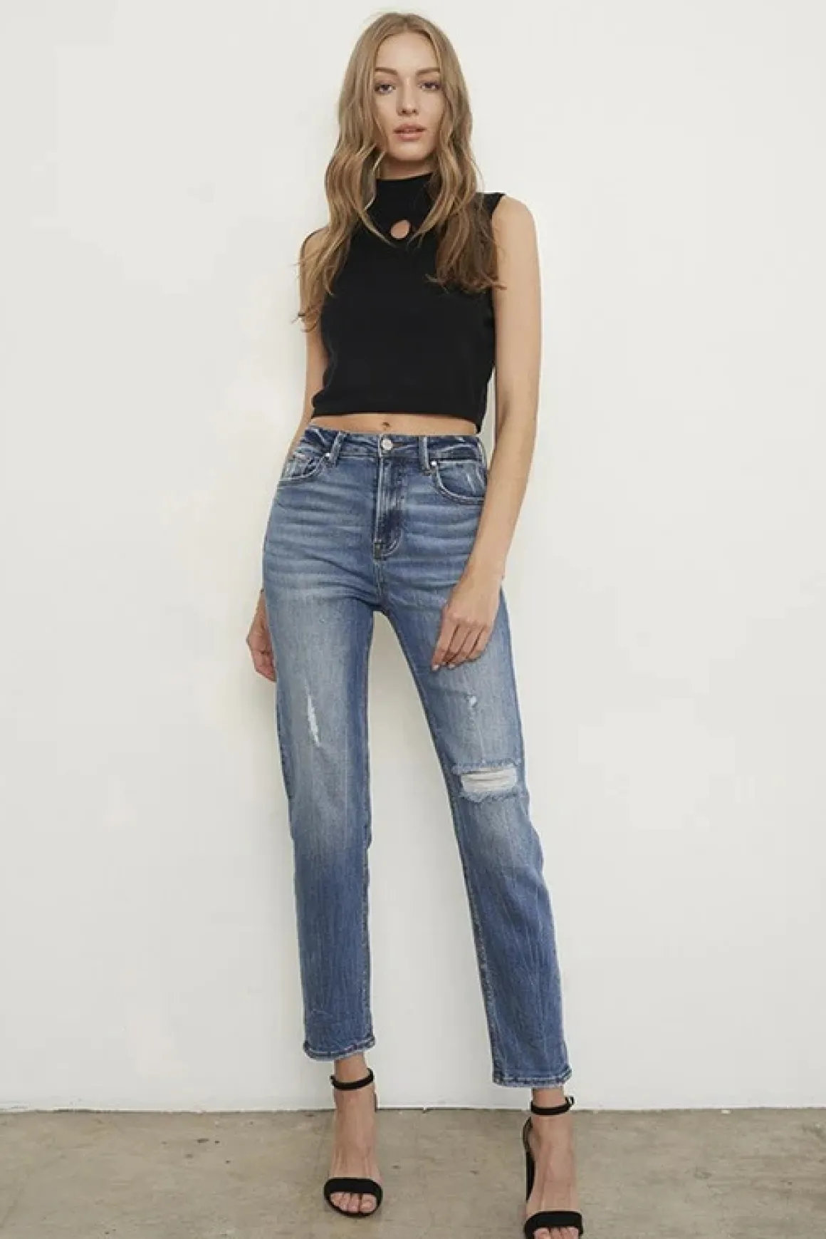 High Rise Girlfriend Jeans *Online Only*