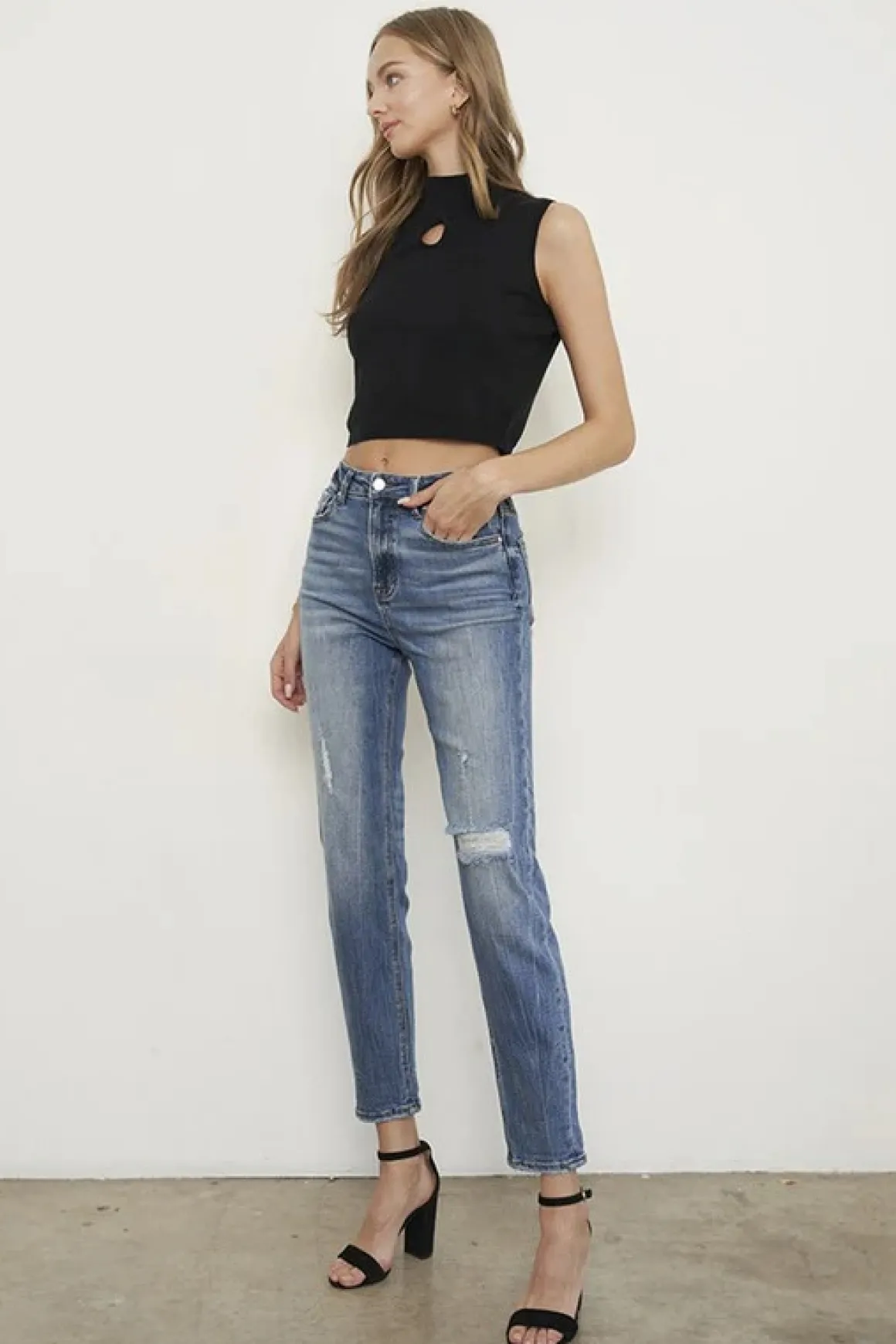 High Rise Girlfriend Jeans *Online Only*