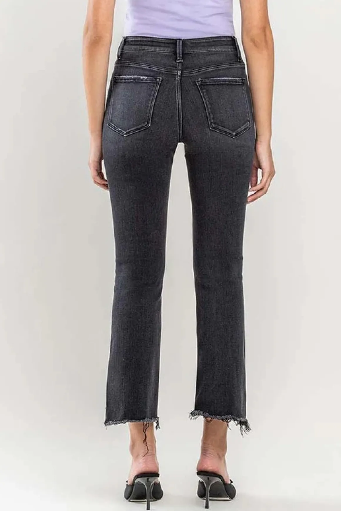 high_rise_raw_hem_crop_fl_10.webp High Rise Raw Hem Crop Flare Jeans *Online Only*