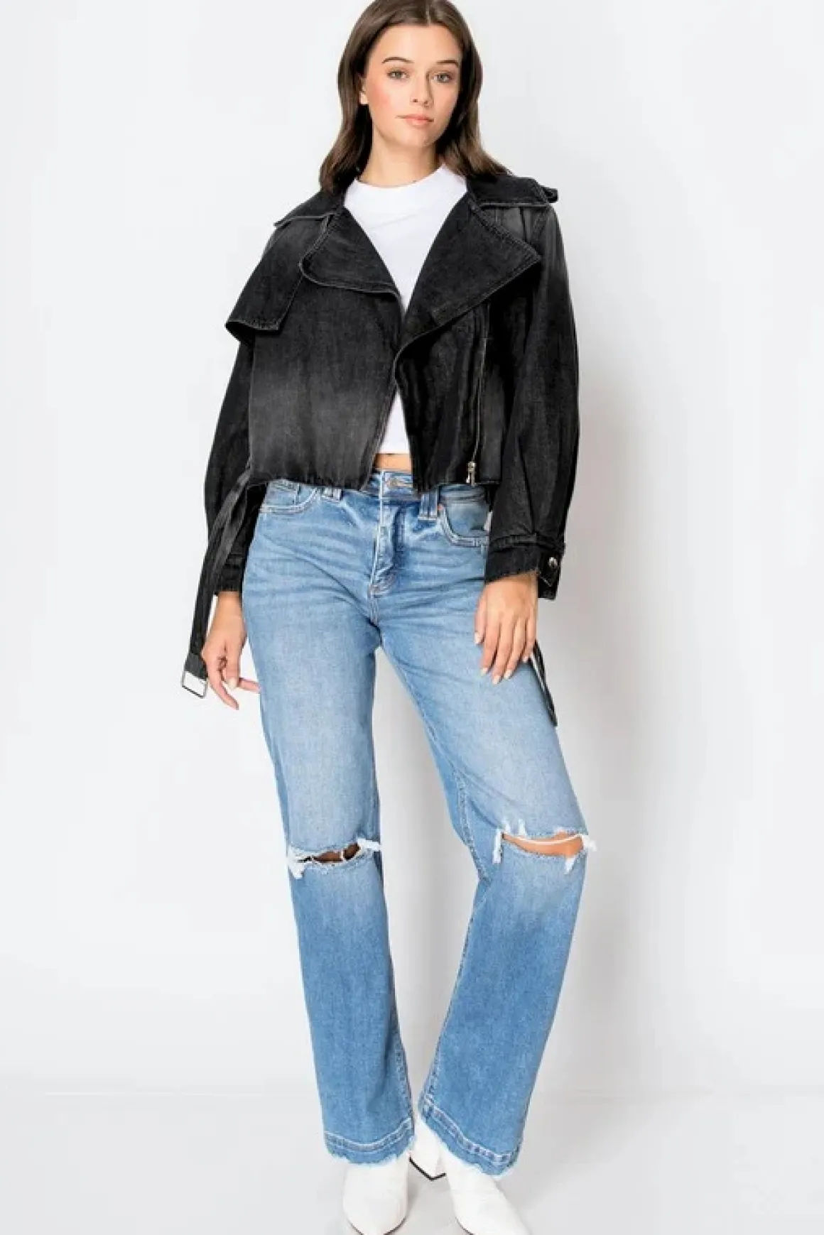 High Rise Relaxed Straight Tummy Control Jeans *Online Only*