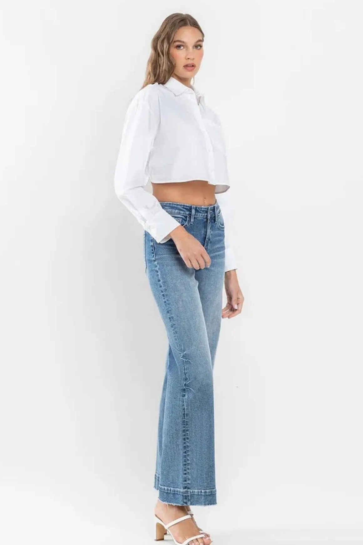 high_rise_wide_leg_jeans__3.webp High Rise Wide Leg Jeans with Trouser Hem *Online Only*