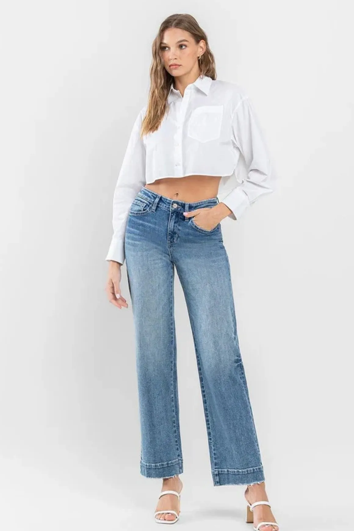 high_rise_wide_leg_jeans__6.webp High Rise Wide Leg Jeans with Trouser Hem *Online Only*