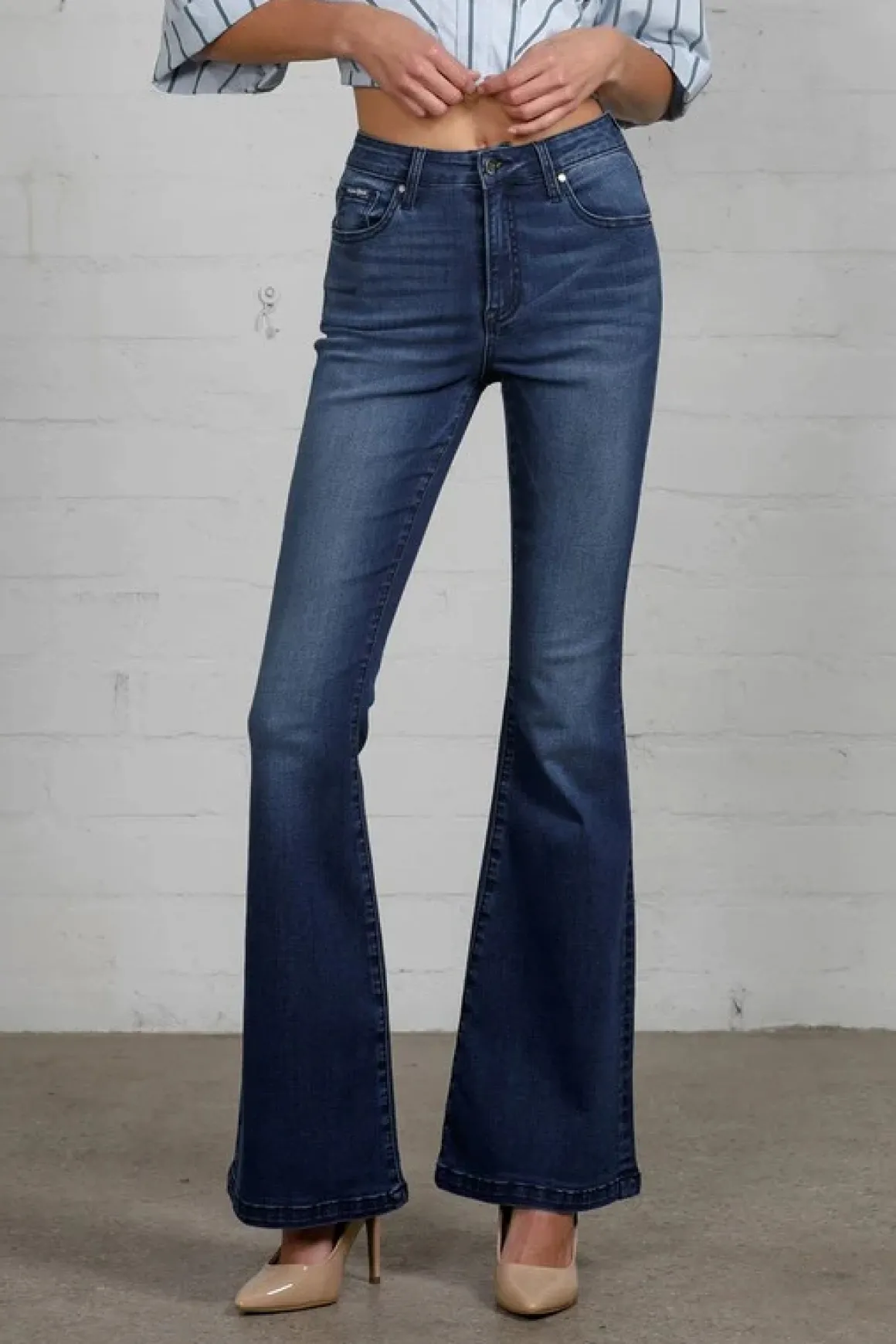 High Rise Wider Flare Jeans *Online Only*