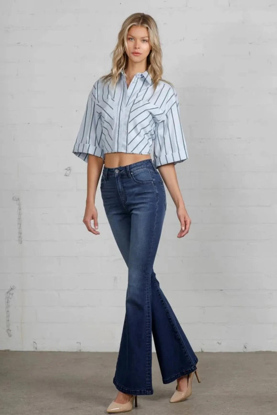 high_rise_wider_flare_jea_4.webp High Rise Wider Flare Jeans *Online Only*