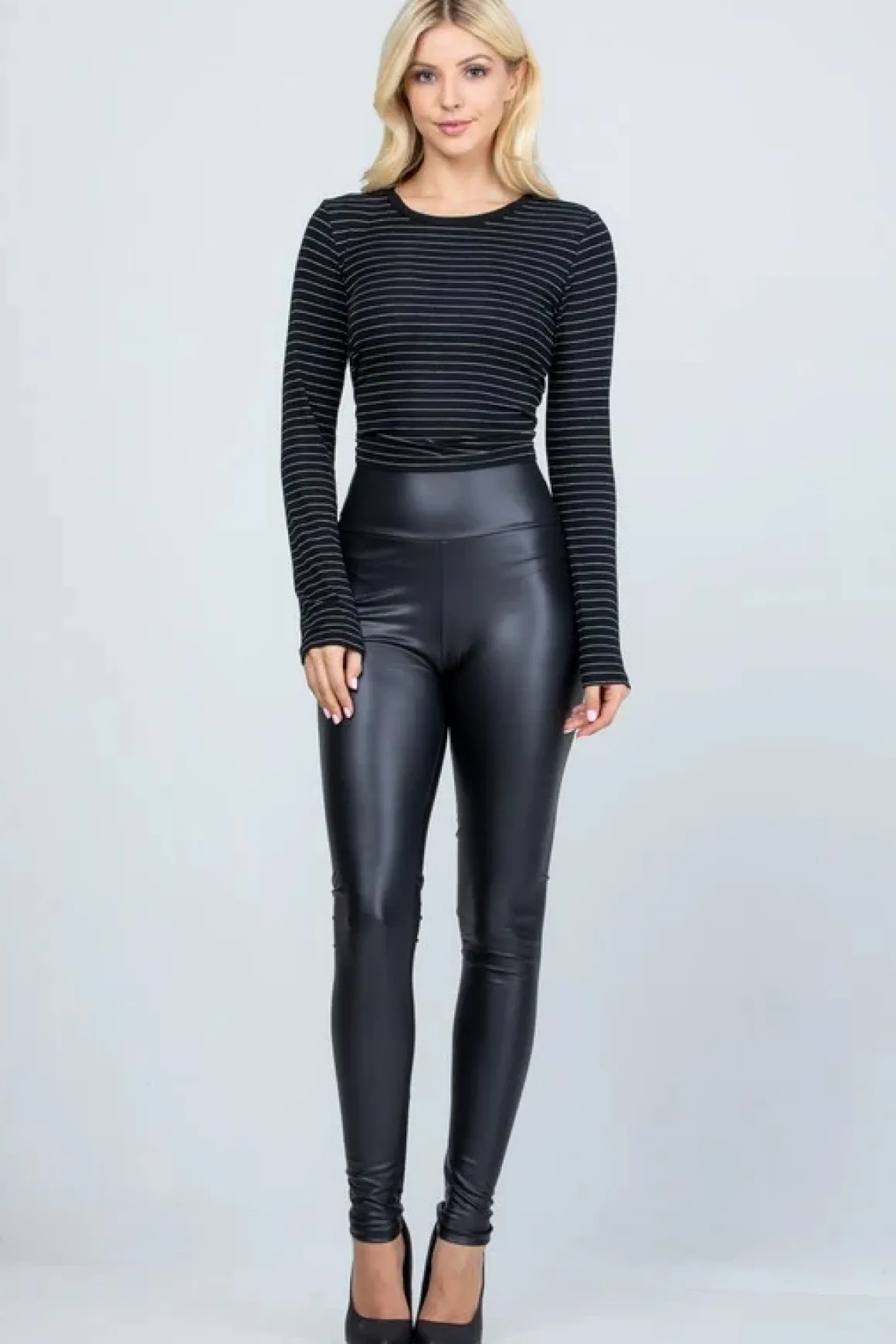 high_waisted_faux_leather_3.webp High Waisted Faux Leather Leggings *Online Only*