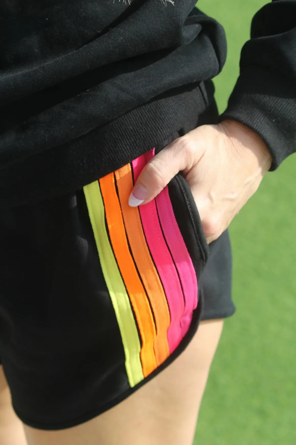 Houston Color Stripe Sweat Set