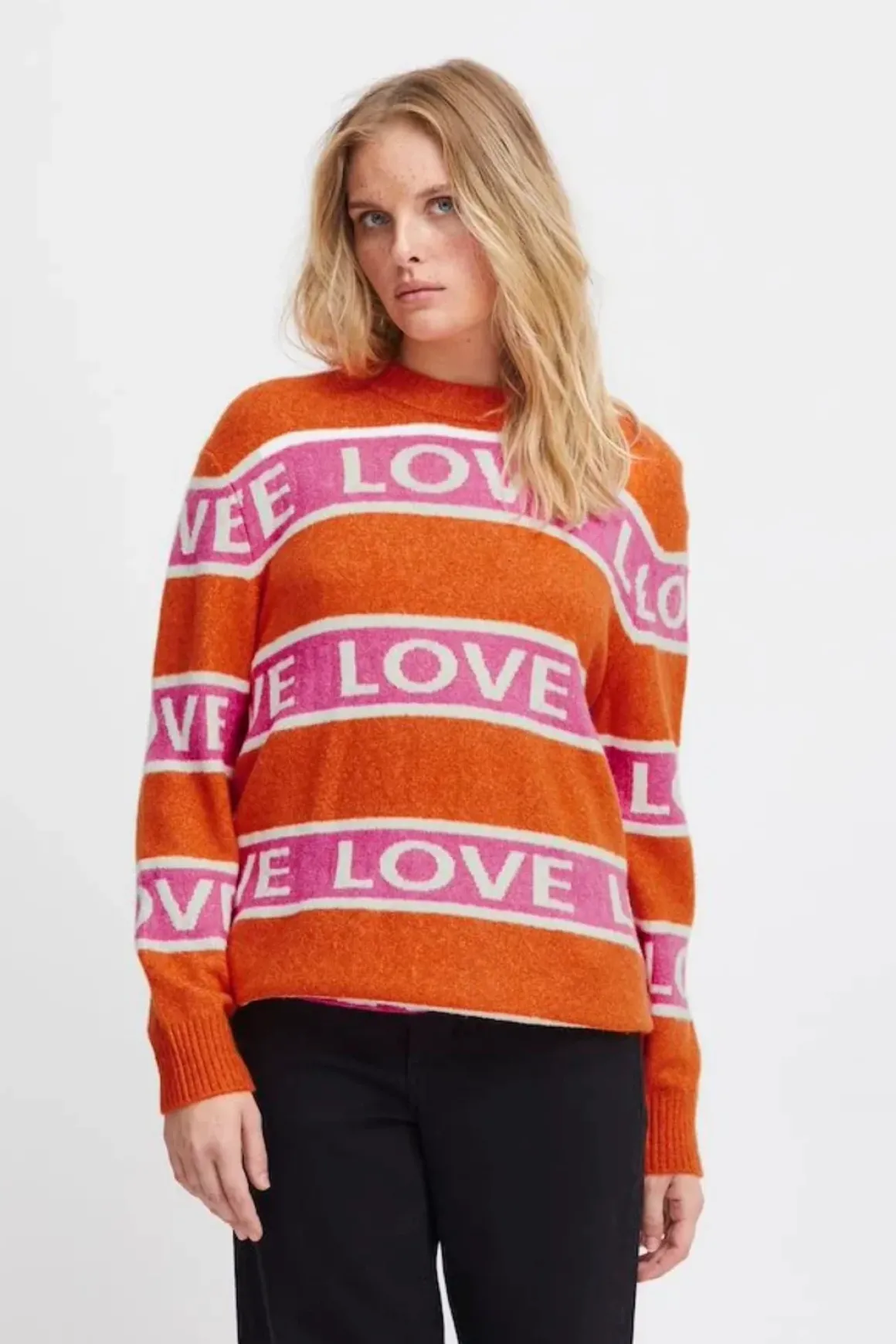 ICHI Love Motif Sweater *FINAL SALE*