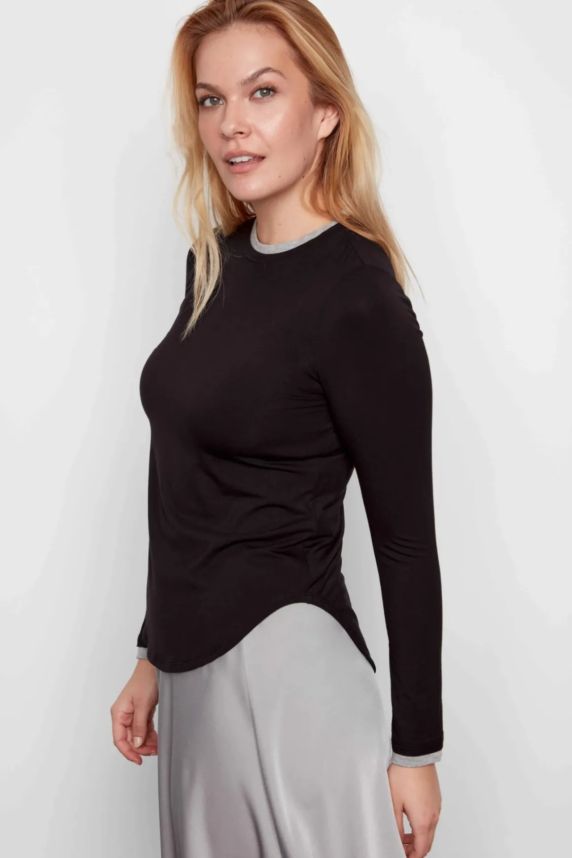 ILTM Alaia Contrast Long Sleeve Crewneck