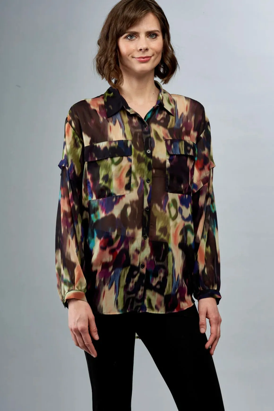 Insight NY Georgette Printed Blouse