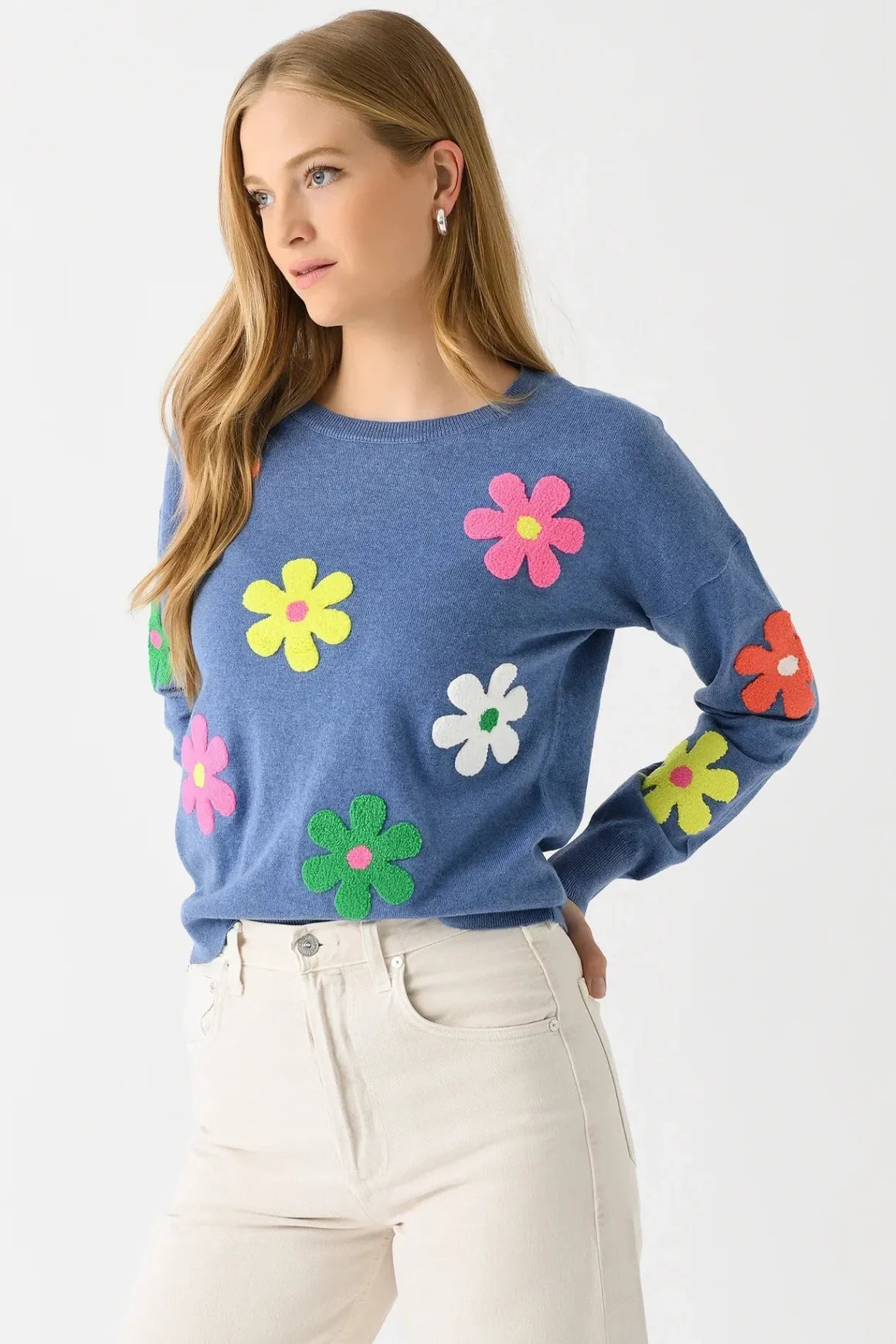 J. Society Daisy Crew Sweater
