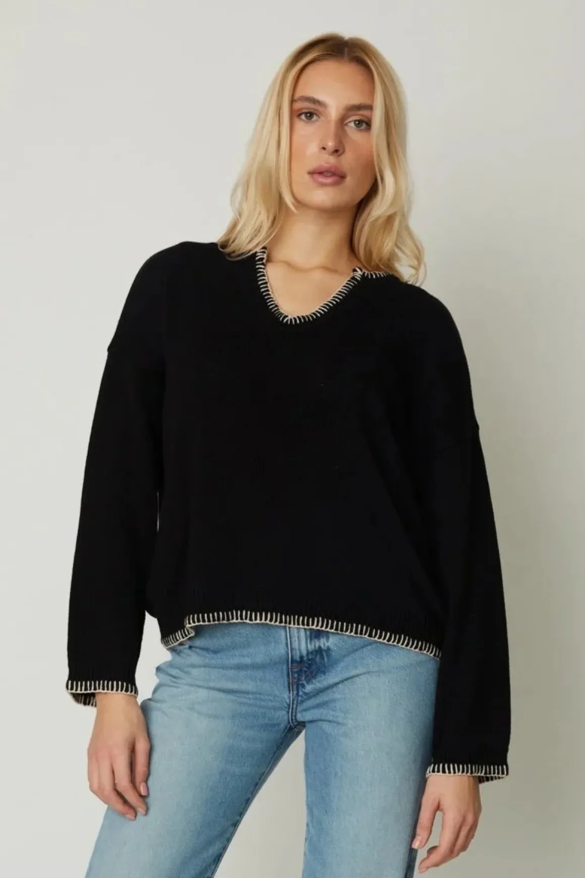 JS71 Rory Contrast Sweater