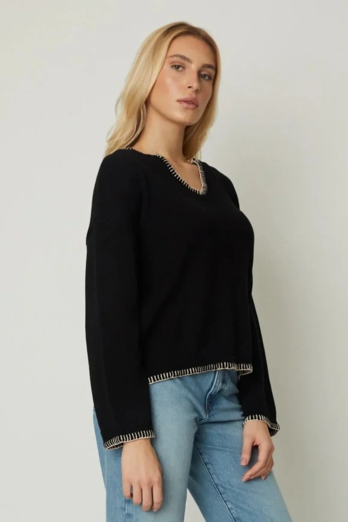 JS71 Rory Contrast Sweater