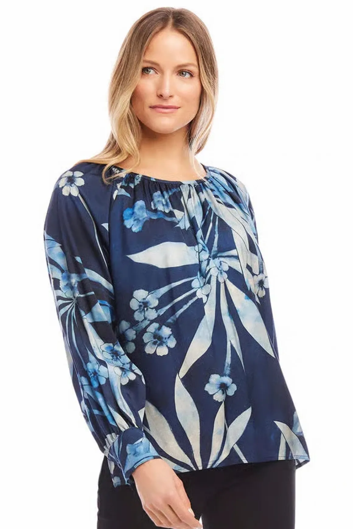 Karen Kane Peasant Top