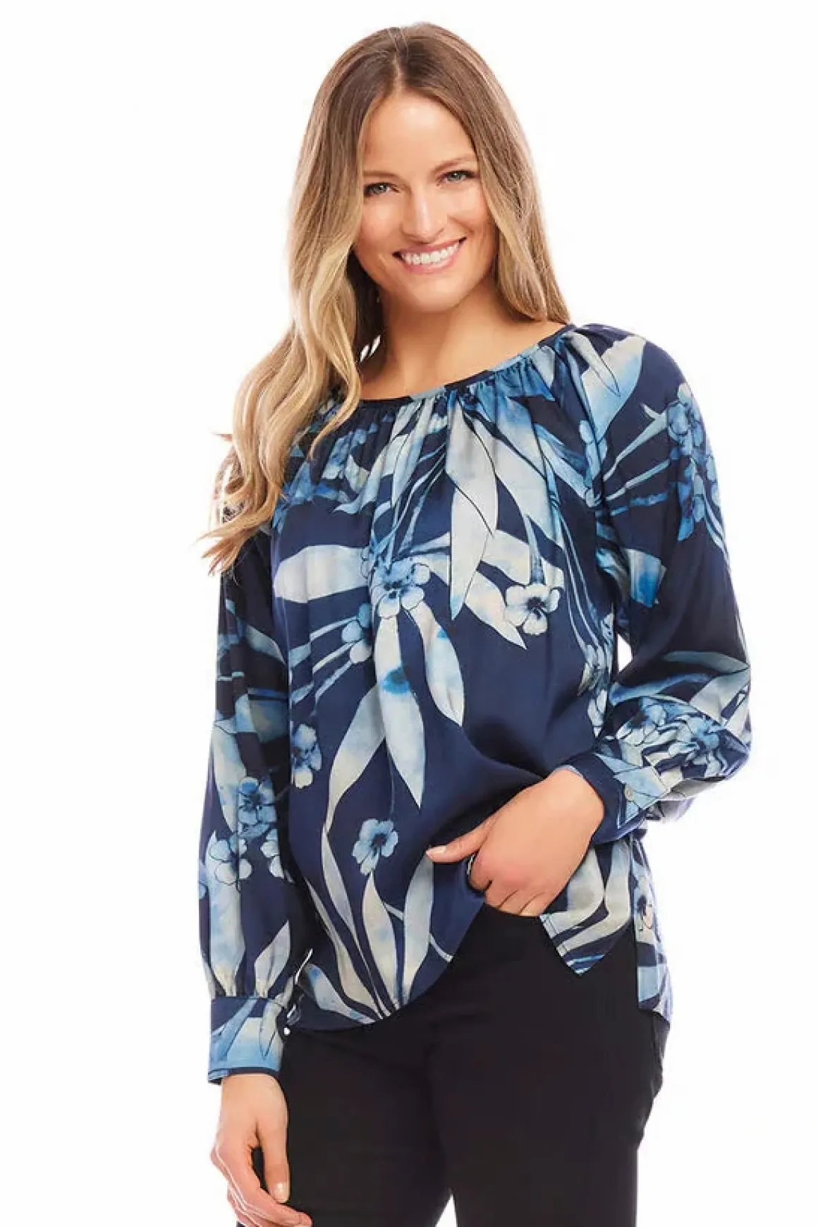 Karen Kane Peasant Top