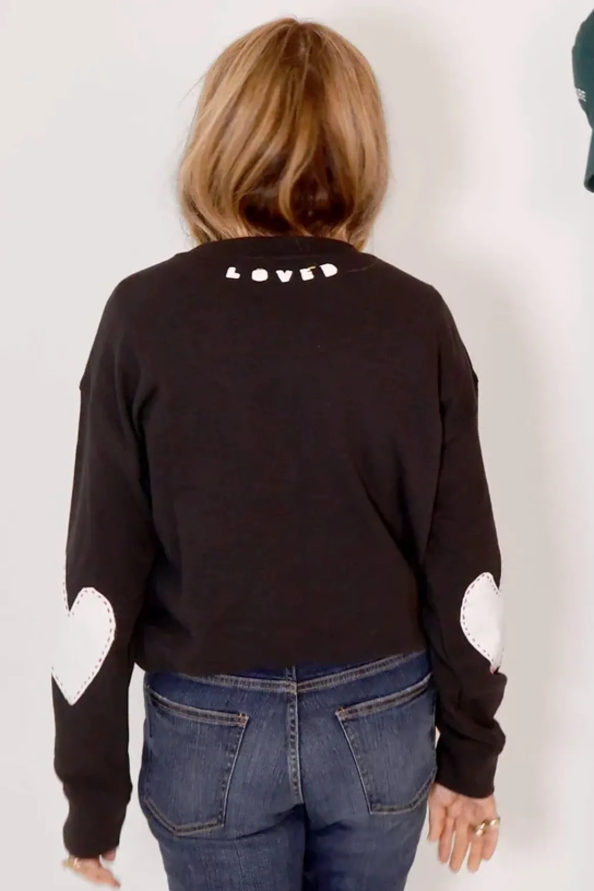 Kerri Rosenthal Boyfriend Patchwork Sweatshirt