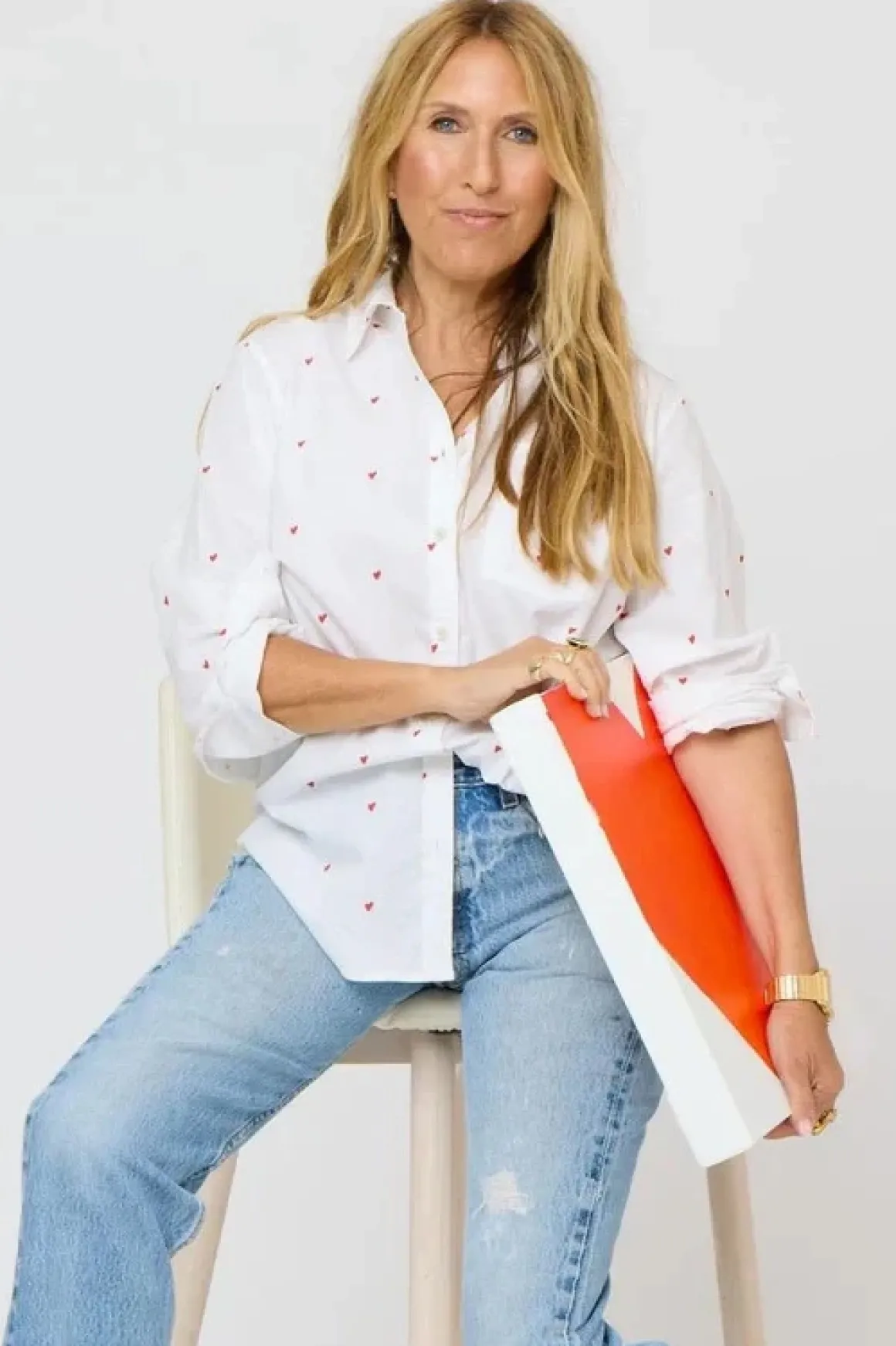 Kerri Rosenthal Mia Tiny Hearts Shirt
