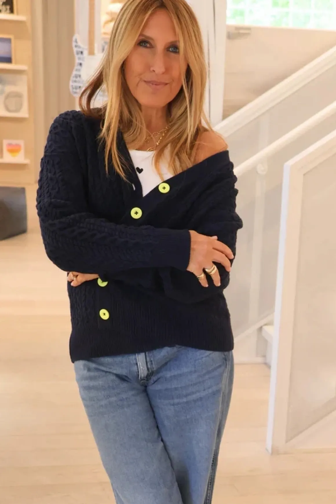 Kerri Rosenthal Suzanne Add Love Cardigan