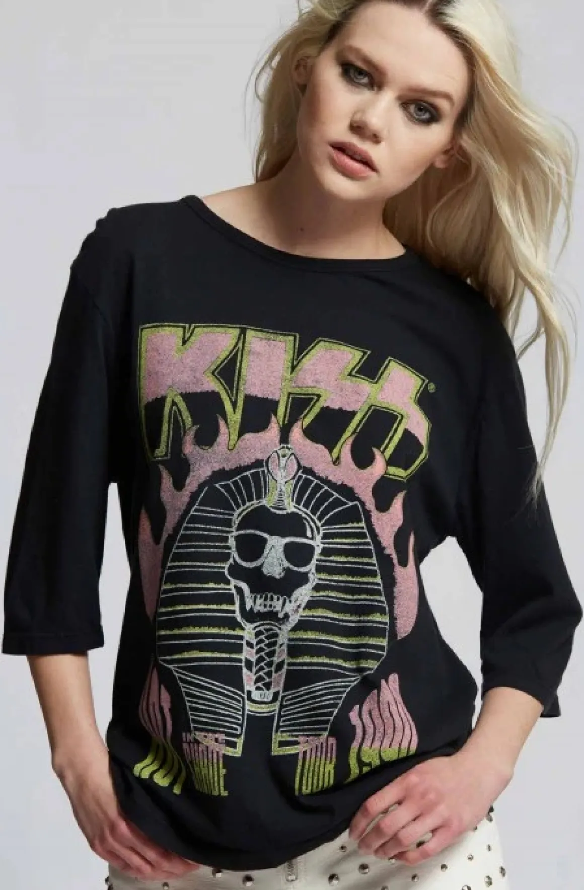 Kiss Hot in the Shade Tour 3/4 Sleeve Tee *Online Only*