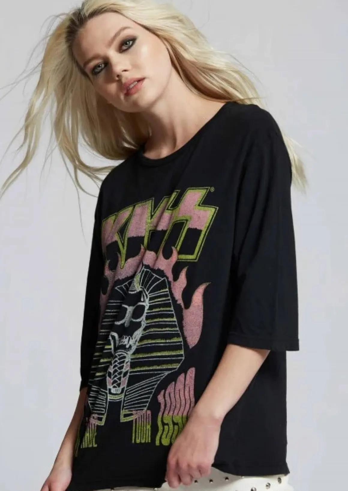 Kiss Hot in the Shade Tour 3/4 Sleeve Tee *Online Only*