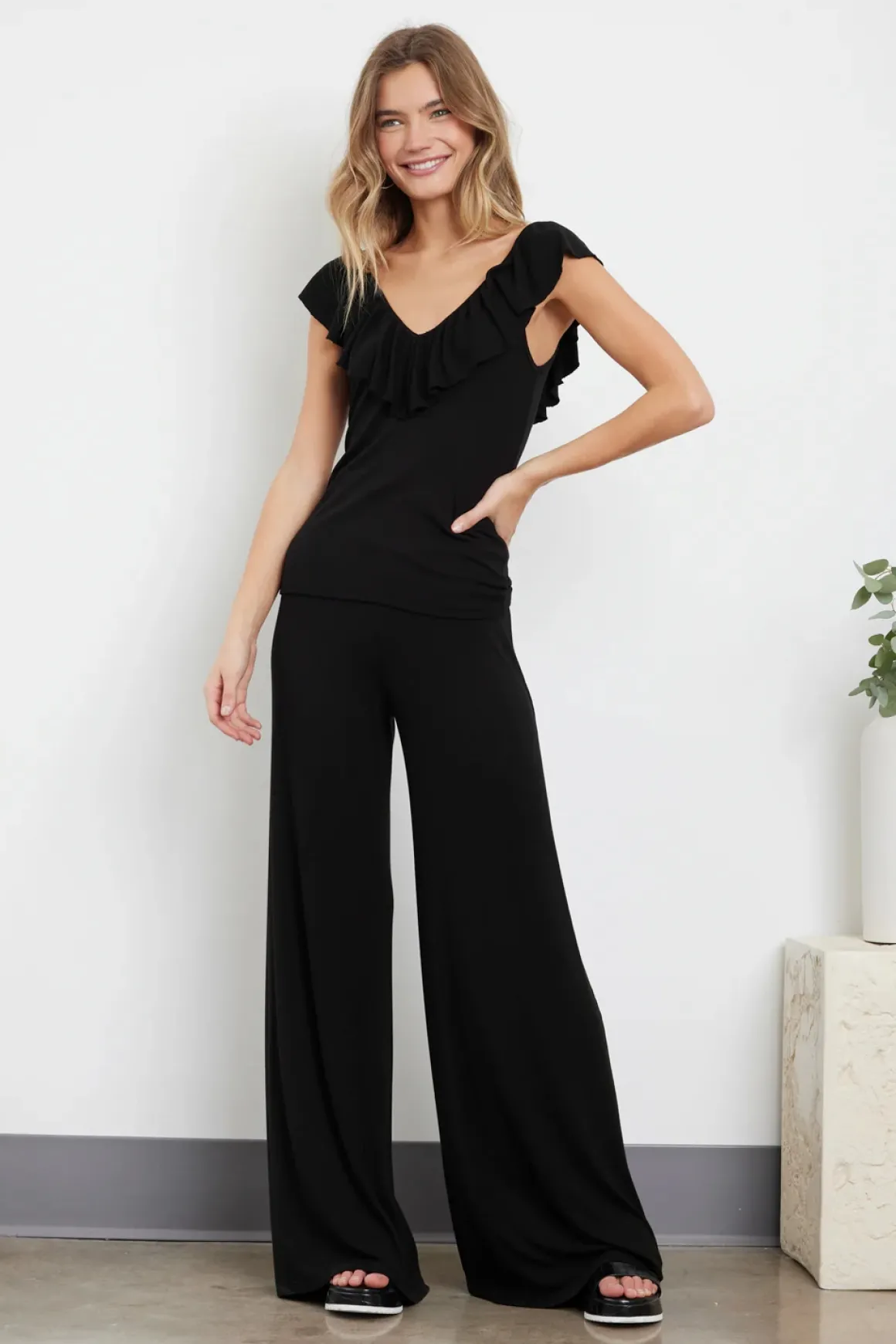 LA Made Jonah Wide Leg Pants