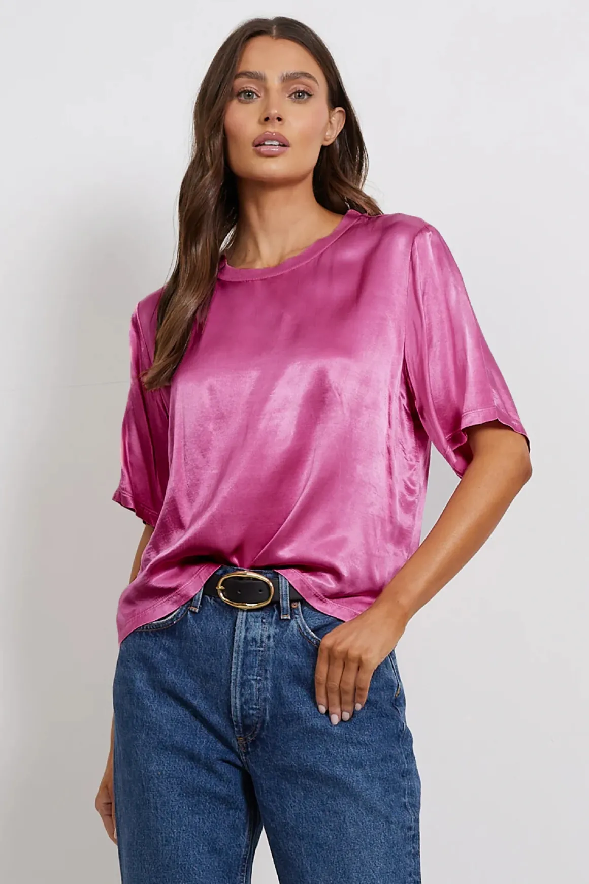 LA Made Nights in the City Silk Tee