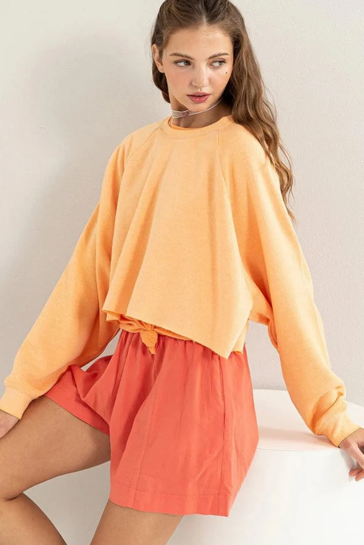 Laid Back Crop Sweatshirt *Online Only*