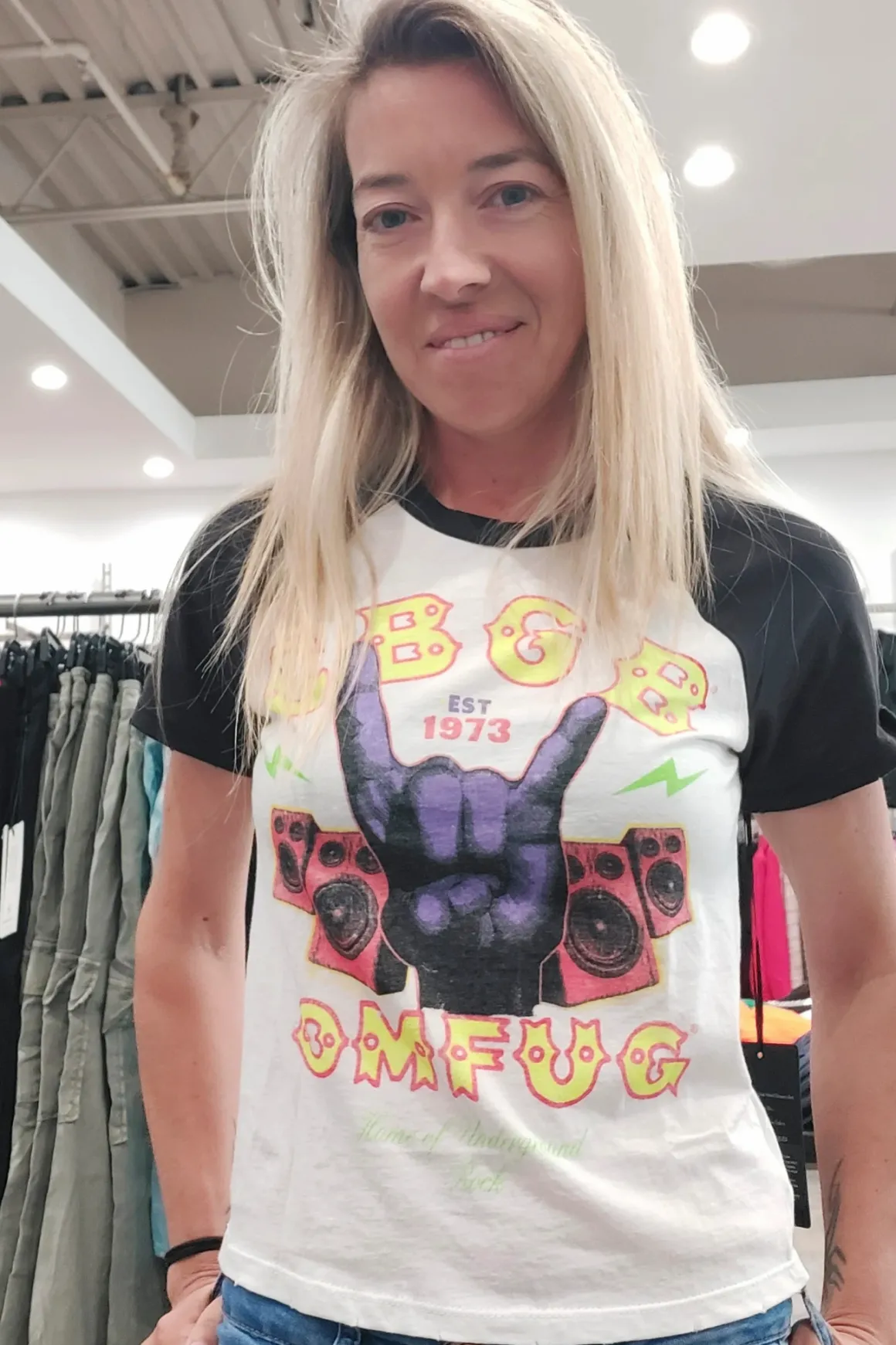 lauren_moshi_cbgb_rock_ha_2.webp Lauren Moshi CBGB Rock Hand Cropped Tee