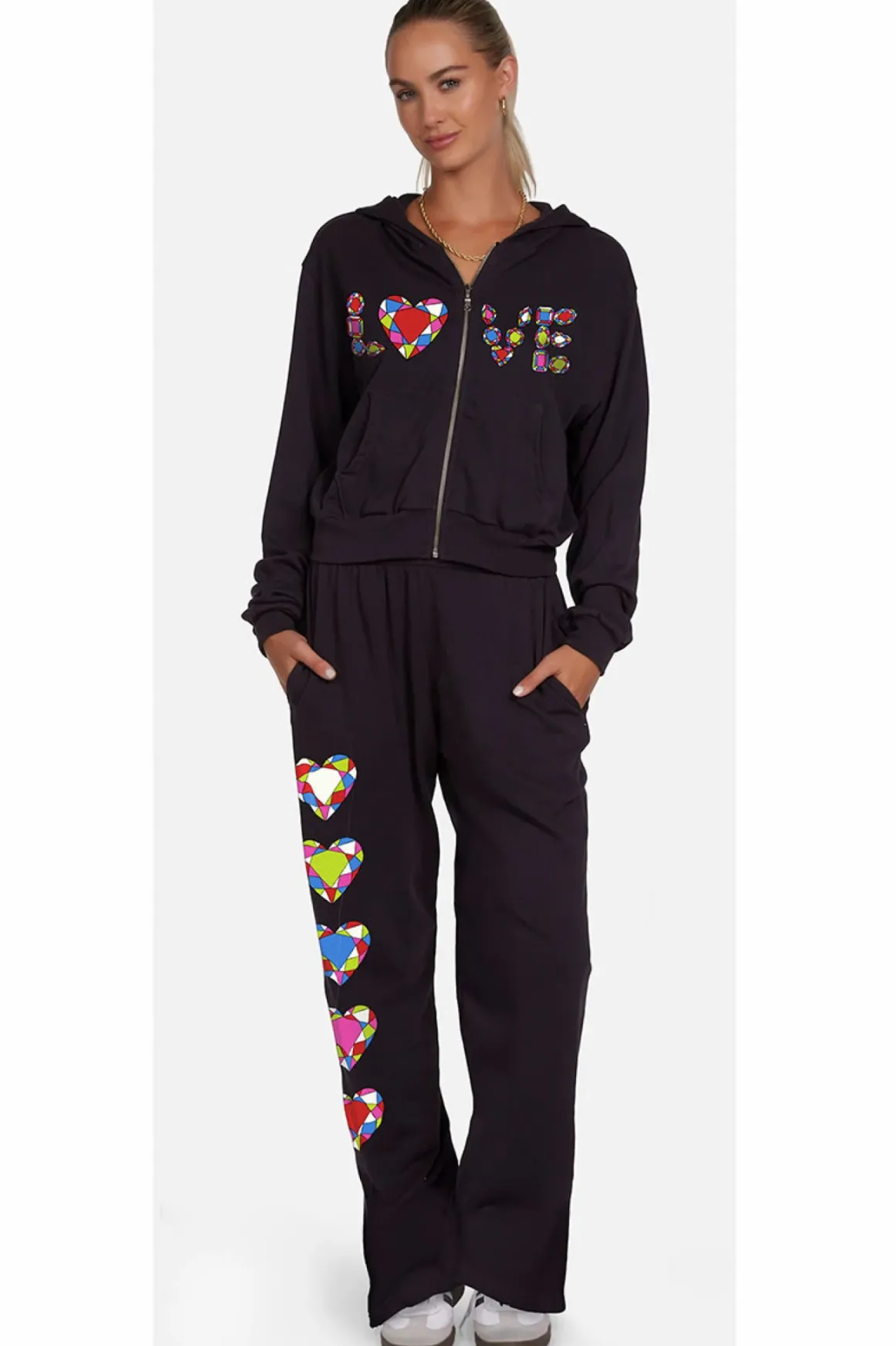 Lauren Moshi Juvia Diamond Evil Eye Pants