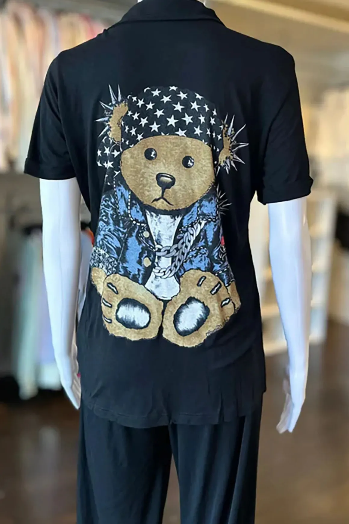 Lauren Moshi Waverly Rocker Teddy Pajamas