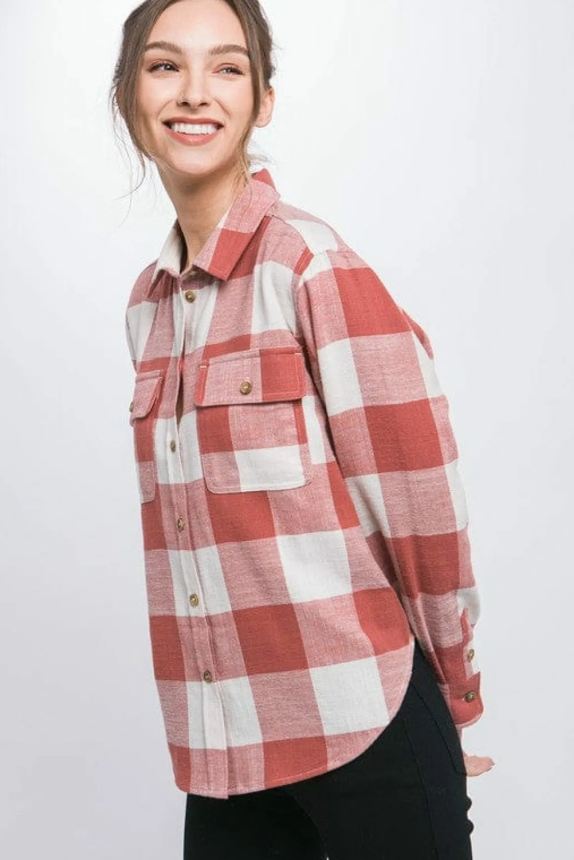 lightweight_plaid_button__8.webp Lightweight Plaid Button Down Top *Online Only*