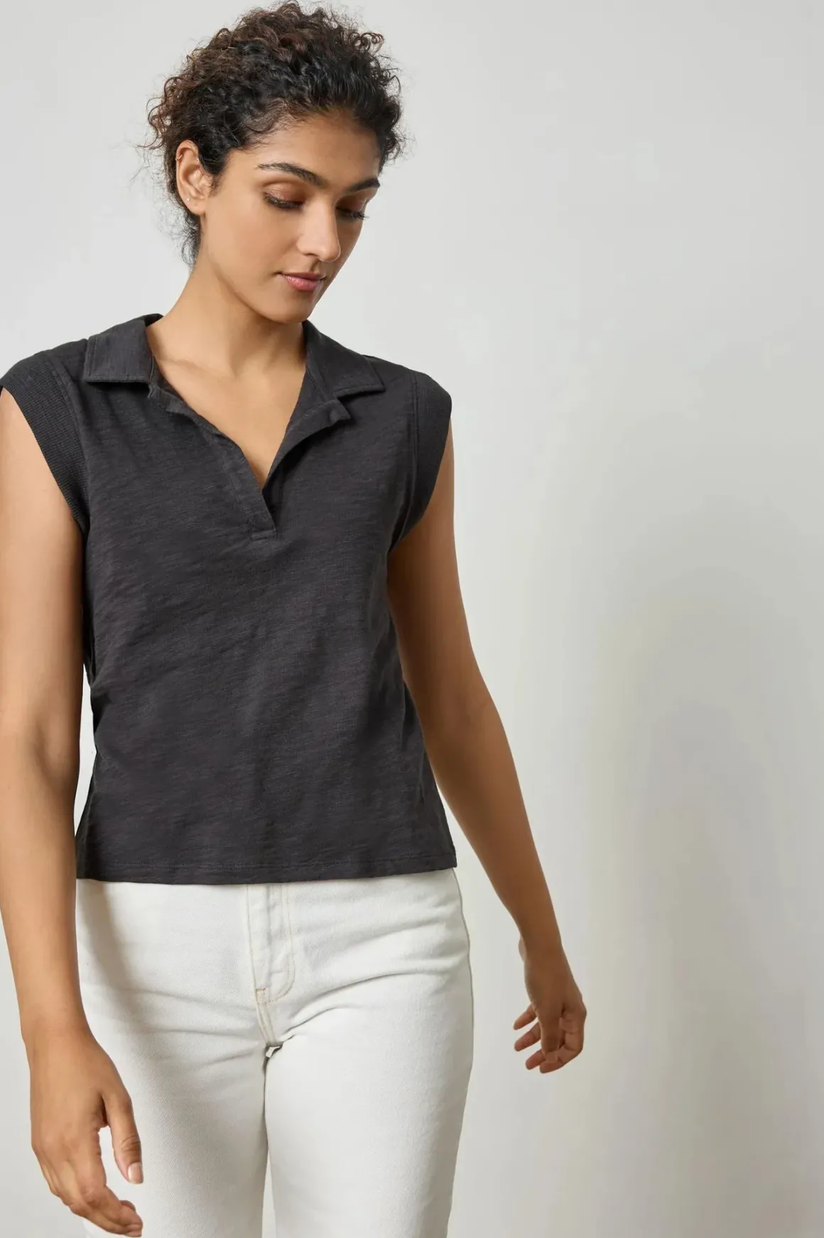 lilla_p_cap_sleeve_polo_s_4.webp Lilla P Cap Sleeve Polo Shirt