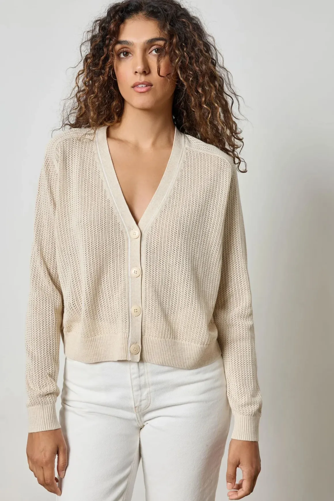 Lilla P Saddle Sleeve Cardigan