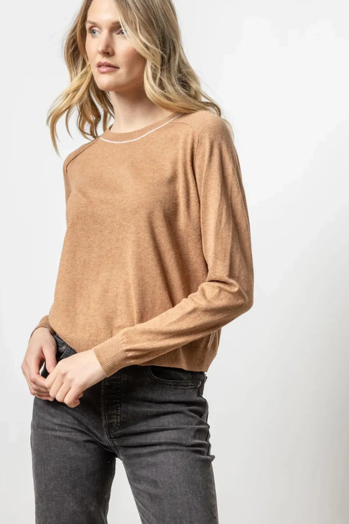 Lilla P Saddle Sleeve Sweater *FINAL SALE*