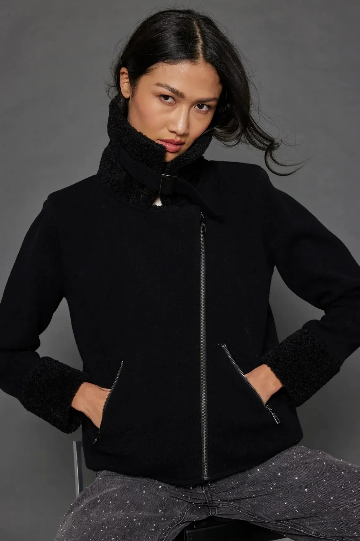 Lisa Todd No Limits Zip Moto Jacket