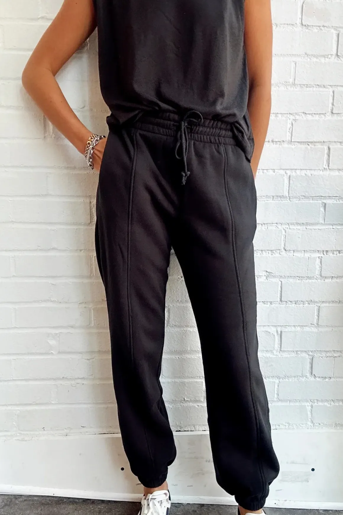 LNA Jace Seamed Jogger Pants