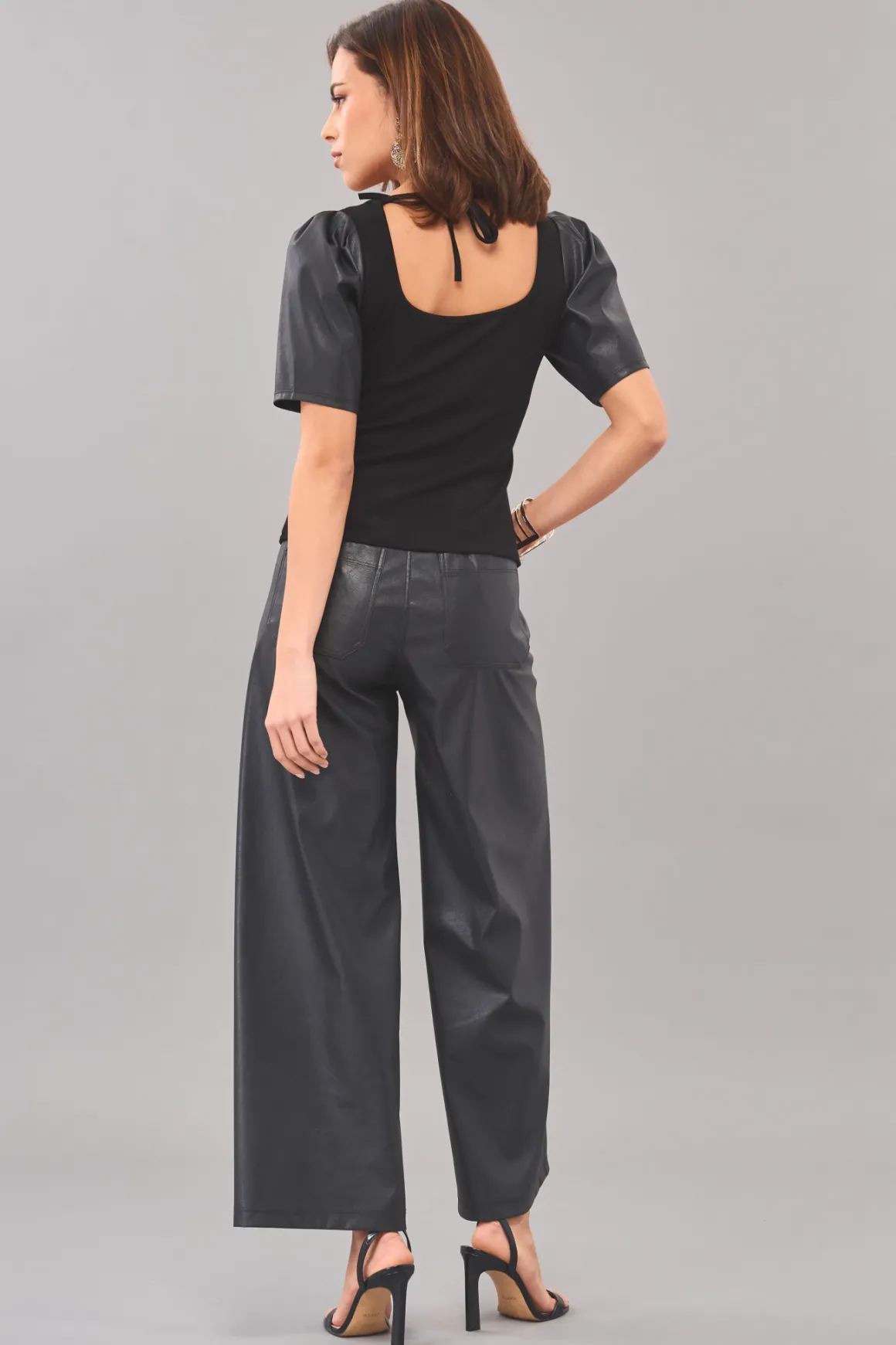lola_amp_sophie_ponte_lea_4.webp Lola & Sophie Ponte Leather Corset *FINAL SALE*