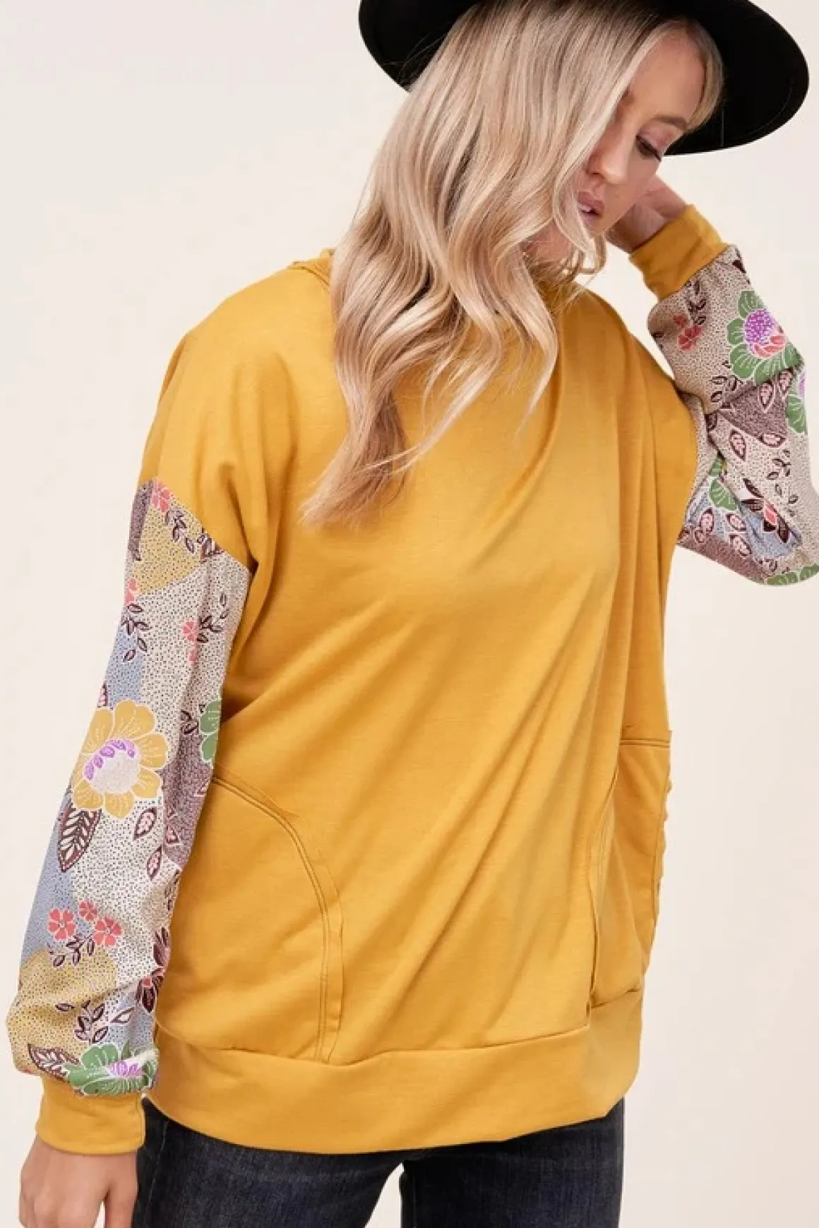 long_sleeve_floral_top_on_2.webp Long Sleeve Floral Top *Online Only*