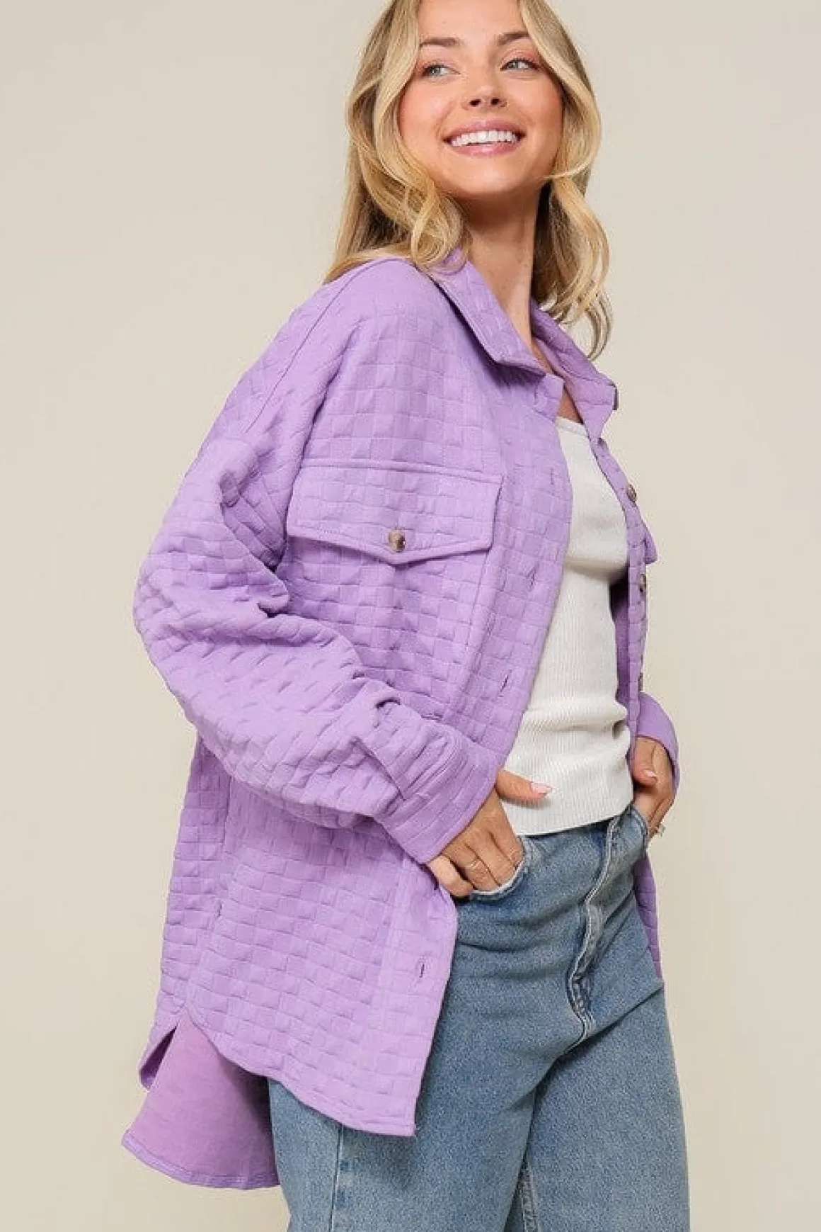 long_sleeve_quilted_butto_2.webp Long Sleeve Quilted Button Down Jacket *Online Only*
