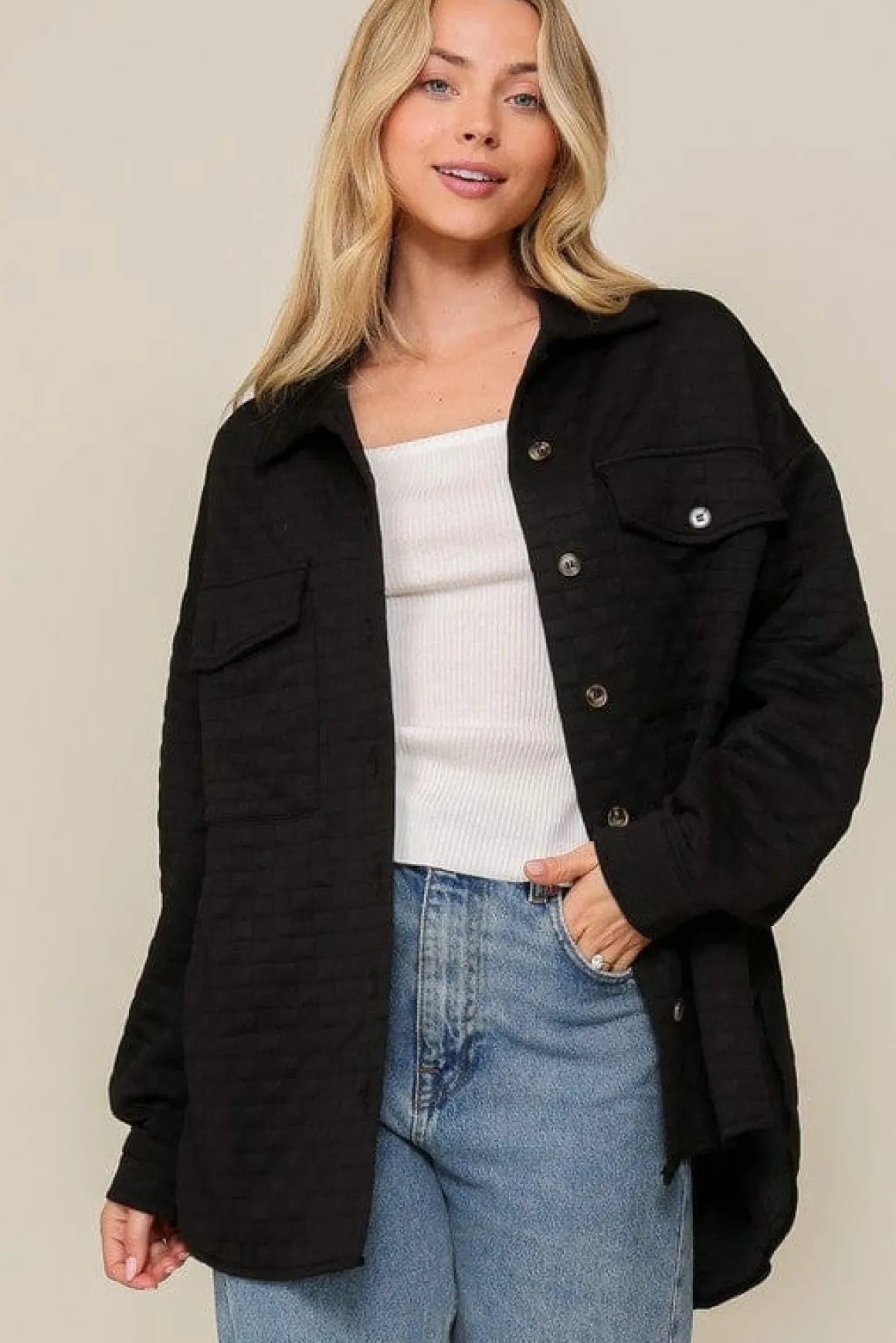 long_sleeve_quilted_butto_4.webp Long Sleeve Quilted Button Down Jacket *Online Only*